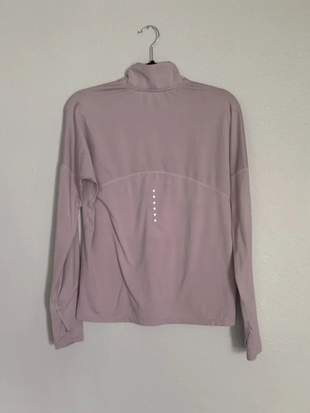 Nike Women's Small S Dri FIT Element 1/2 Zip Training Top Dusty Rose Pink